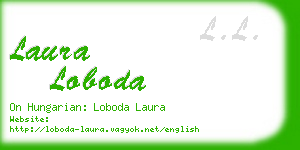 laura loboda business card